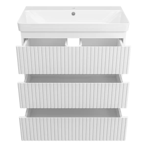 Тумба под раковину Brevita Victory 80 (белая)