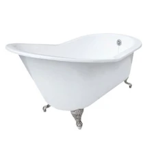 Чугунная ванна Magliezza Beatrice 153x76 ножки хром