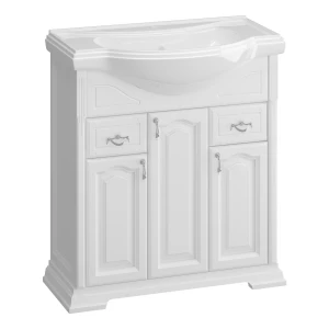 Тумба под раковину Opadiris Риспекто 80, цвет белый матовый