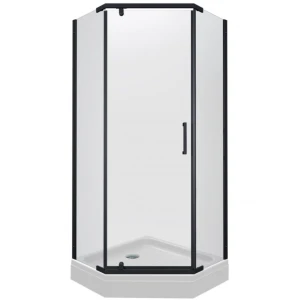 Душевой уголок Triton Дека-Блэк 100х100 стекло прозрачное