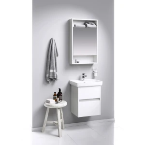 Зеркальный шкаф Aqwella City 50, цвет дуб канадский