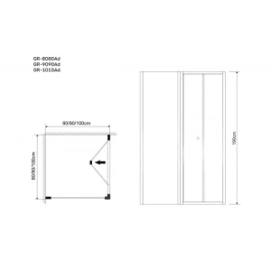 Душевой уголок Grossman Advans GR-1010Ad 100х100