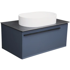Тумба под раковину La Fenice Elba Blu Grigio 80 синяя