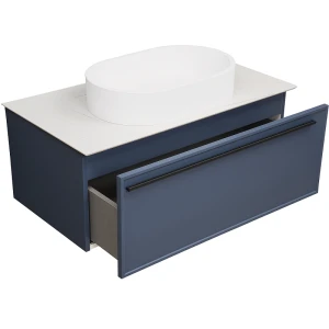 Тумба под раковину La Fenice Elba Blu Grigio 80 синяя