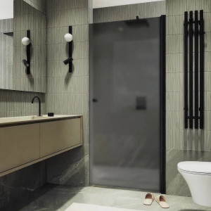 Душевая дверь в нишу Maybah Glass на монопетле 80х198 MGD-807-6 Графит матовый