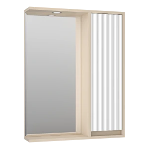 Зеркальный шкаф Brevita Balaton 65 правый (белый, бежевый)
