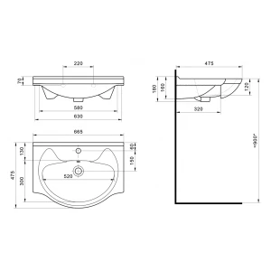 Раковина Santek Байкал 65