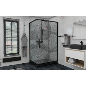 Душевой уголок AvaCan FB 120-140 + SB 80 (120-140)х80