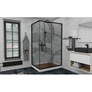 Душевой уголок AvaCan FB 120-140 + SB 80 (120-140)х80