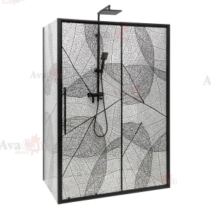 Душевой уголок AvaCan FB 120-140 + SB 80 (120-140)х80