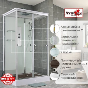 Душевая кабина AvaCan V2810 стандартная 100x80