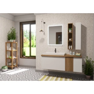 Шкаф навесной Эстет Malibu 20 R белый