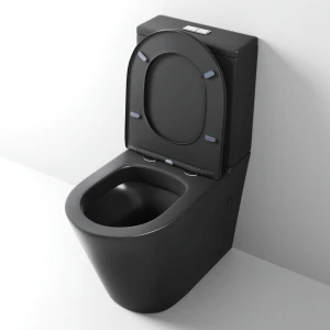 Унитаз напольный Grossman GR-4458BMS черный матовый