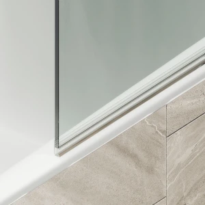 Шторка на ванну Maybah Glass поворотная на монопетле 40х140 MGV-596-2 Прозрачная