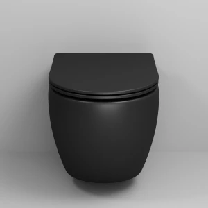 Унитаз подвесной Grossman GR-4411BMSQ черный матовый