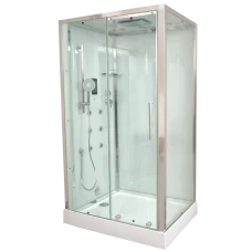 Душевая кабина Timo Premium PURO H-510R-T-CH/C 90х120х220, стульчик прозрачный