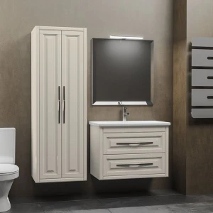 Тумба для ванной Smile Касабланка 60 (бежевый матовый)