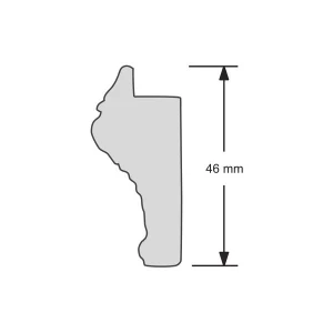 Зеркало Evoform Definite (BY 1038) (72 см) (сусальное золото)